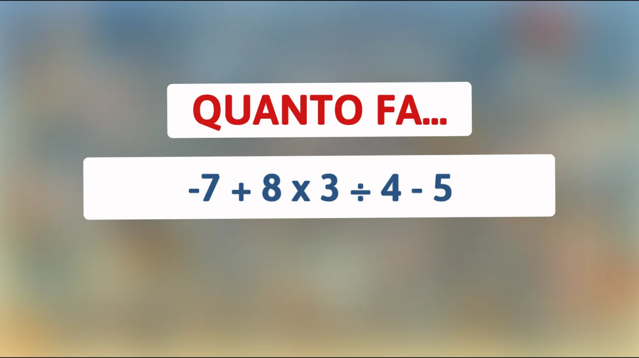 \"La sfida matematica che solo il 1% riesce a risolvere: accetti la sfida?\""