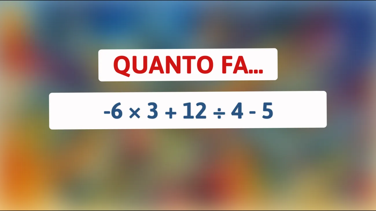 \"Solo veri geni risolveranno questo indovinello matematico in meno di 10 secondi! E tu, ci riesci?\""