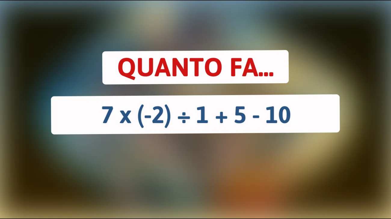 Sei abbastanza intelligente da risolvere questo indovinello matematico che solo il 1% delle persone riesce a capire? Scoprilo subito!"
