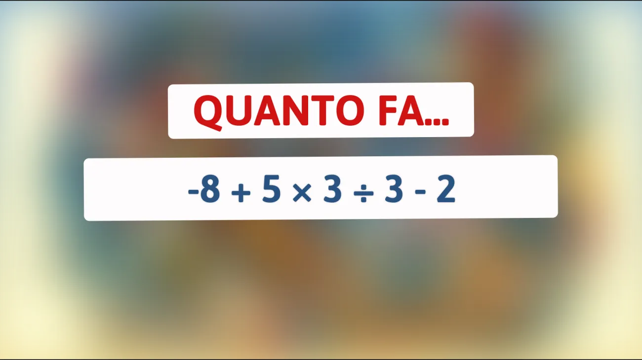Sfida il tuo cervello: Sei abbastanza intelligente da risolvere questo semplice ma ingannevole enigma matematico?"